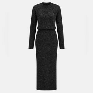 10 Commense Wool-Blend Fuzzy Midi Dress
